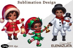 Christmas baby Clipart, Christmas PNG Sublimation Product Image 1