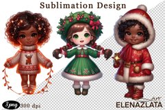 Christmas baby Clipart, Christmas PNG Sublimation Product Image 1