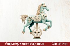 Festive Christmas Sewing Clipart , Christmas PNG Product Image 1