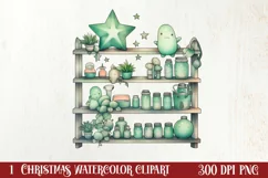 Festive Christmas Sewing Clipart , Christmas PNG Product Image 1