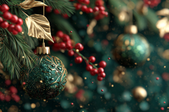Christmas Tree Mockup, Christmas Background PNG Product Image 1
