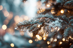 Christmas Forest Background, Winter Forest Background PNG Product Image 1