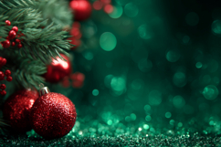 Green Glitter Background PNG, Christmas Background Design Product Image 1
