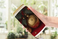Christmas Ball and Tree Glass Can Wraps Product Image 2