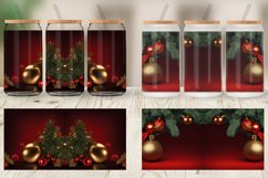 Christmas Ball and Tree Glass Can Wraps Product Image 6