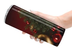 Christmas Ball and Tree | Tumbler Sublimation Wrap Product Image 6
