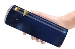 Dark Blue Christmas Tumbler Sublimation Wrap Product Image 6