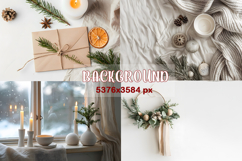 Christmas Background Mock Up Photo Product Image 1