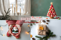 Christmas Background Mock Up Photo Product Image 1