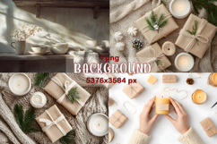 Christmas Background Mock Up Photo Product Image 1