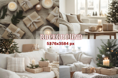 Christmas Background Mock Up Photo Product Image 1