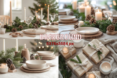 Christmas Background Mock Up Photo Product Image 1