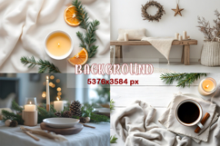 Christmas Background Mock Up Photo Product Image 1