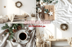 Christmas Background Mock Up Photo Product Image 1