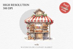 watercolor Christmas bakery stand, xmas clipart, sublimation nursery, holiday winter store Christmas Bakery Stand Storefront Clipart PNG Scrapbook File Fairy Tale Art Image Watercolor Transparent Print illustration sublimation winter printable digital