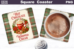 Christmas Bakery Square Coaster Bundle | Hot Cocoa Product Image 2