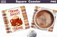 Christmas Bakery Square Coaster Bundle | Hot Cocoa Product Image 4