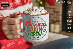 Christmas Baking Crew SVG | Christmas Round Sign SVG | Xmas Product Image 5