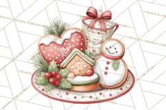 Christmas Baking Clipart, Festive Holiday Clip Art Png Product Image 3
