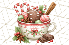 Christmas Baking Clipart, Festive Holiday Clip Art Png Product Image 3