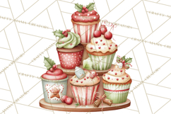 Christmas Baking Clipart, Festive Holiday Clip Art Png Product Image 4