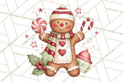 Christmas Baking Clipart, Festive Holiday Clip Art Png Product Image 4