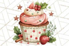 Christmas Baking Clipart, Festive Holiday Clip Art Png Product Image 2
