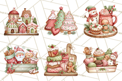Christmas Baking Clipart, Festive Holiday Clip Art Png Product Image 6