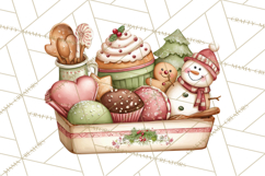 Christmas Baking Clipart, Festive Holiday Clip Art Png Product Image 3