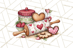 Christmas Baking Clipart, Festive Holiday Clip Art Png Product Image 5