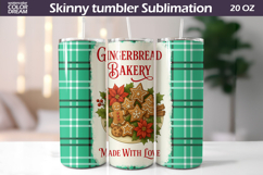 Christmas Cocoa Tumbler | Gingerbread Bakery Tumbler Product Image 1