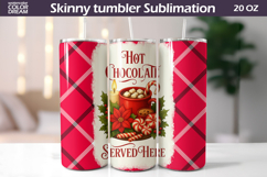 Christmas Cocoa Tumbler | Hot Chocolate Tumbler Product Image 1