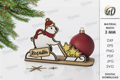 Christmas Ball Holders Bundle Lasercut. Christmas Decor SVG Product Image 4