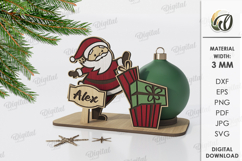 Christmas Ball Holders Bundle Lasercut. Christmas Decor SVG Product Image 7