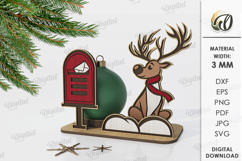 Christmas Ball Holders Bundle Lasercut. Christmas Decor SVG Product Image 10