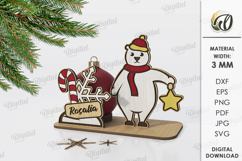 Christmas Ball Holders Bundle Lasercut. Christmas Decor SVG Product Image 11