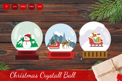 Christmas Crystall Ball Sublimation Product Image 1