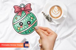 Christmas Ball Sticker, Christmas Tree Decorations Product Image 1
