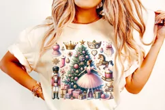 Nutcracker Christmas PNG, Christmas Ballet PNG, Holiday PNG Product Image 2