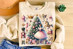 Nutcracker Christmas PNG, Christmas Ballet PNG, Holiday PNG Product Image 3