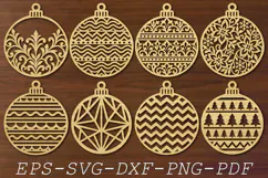 Christmas Balls svg, Christmas Decorations Cut Files Product Image 1
