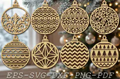 Christmas Balls svg, Christmas Decorations Cut Files Product Image 2