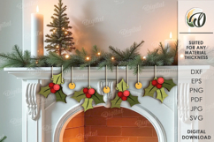 Christmas Banners Bundle Laser Cut. Christmas Decor SVG Product Image 2