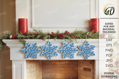 Christmas Banners Bundle Laser Cut. Christmas Decor SVG Product Image 10