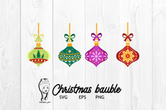 Christmas bauble svg Product Image 1