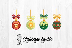 Christmas bauble svg Product Image 1