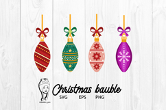 Christmas bauble svg Product Image 1