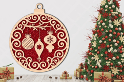 Christmas Bauble Round SVG Product Image 2