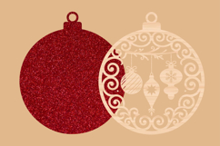 Christmas Bauble Round SVG Product Image 3