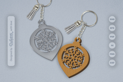 Christmas Bauble Snowflakes SVG Product Image 2